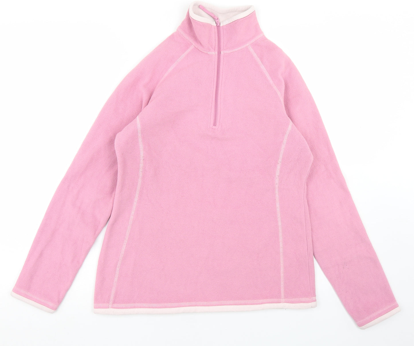 Mountain Warehouse Womens Pink  Polyester Pullover Sweatshirt Size 8