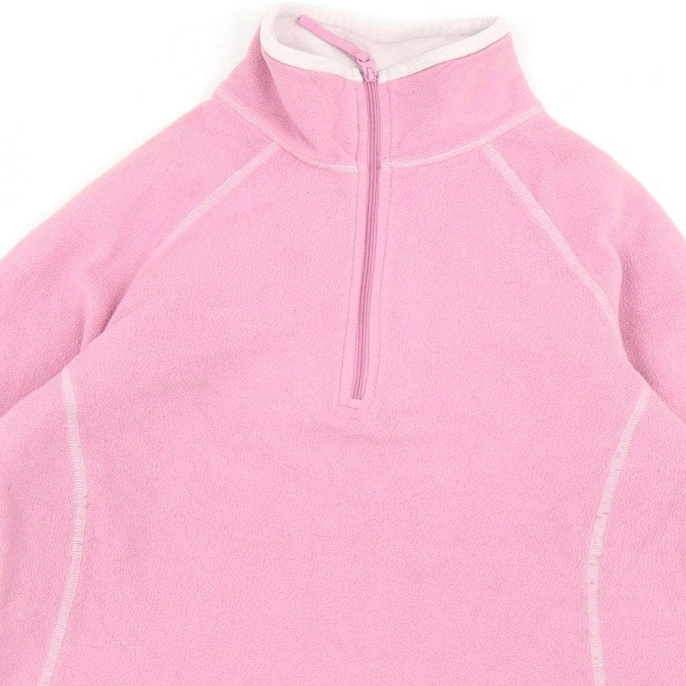 Mountain Warehouse Womens Pink  Polyester Pullover Sweatshirt Size 8
