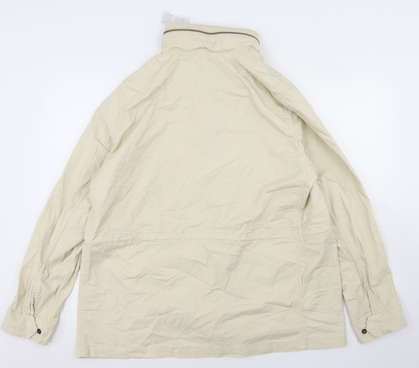 Lands' End Mens Beige   Jacket  Size L  Zip