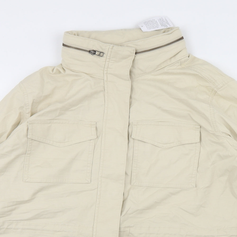 Lands' End Mens Beige   Jacket  Size L  Zip