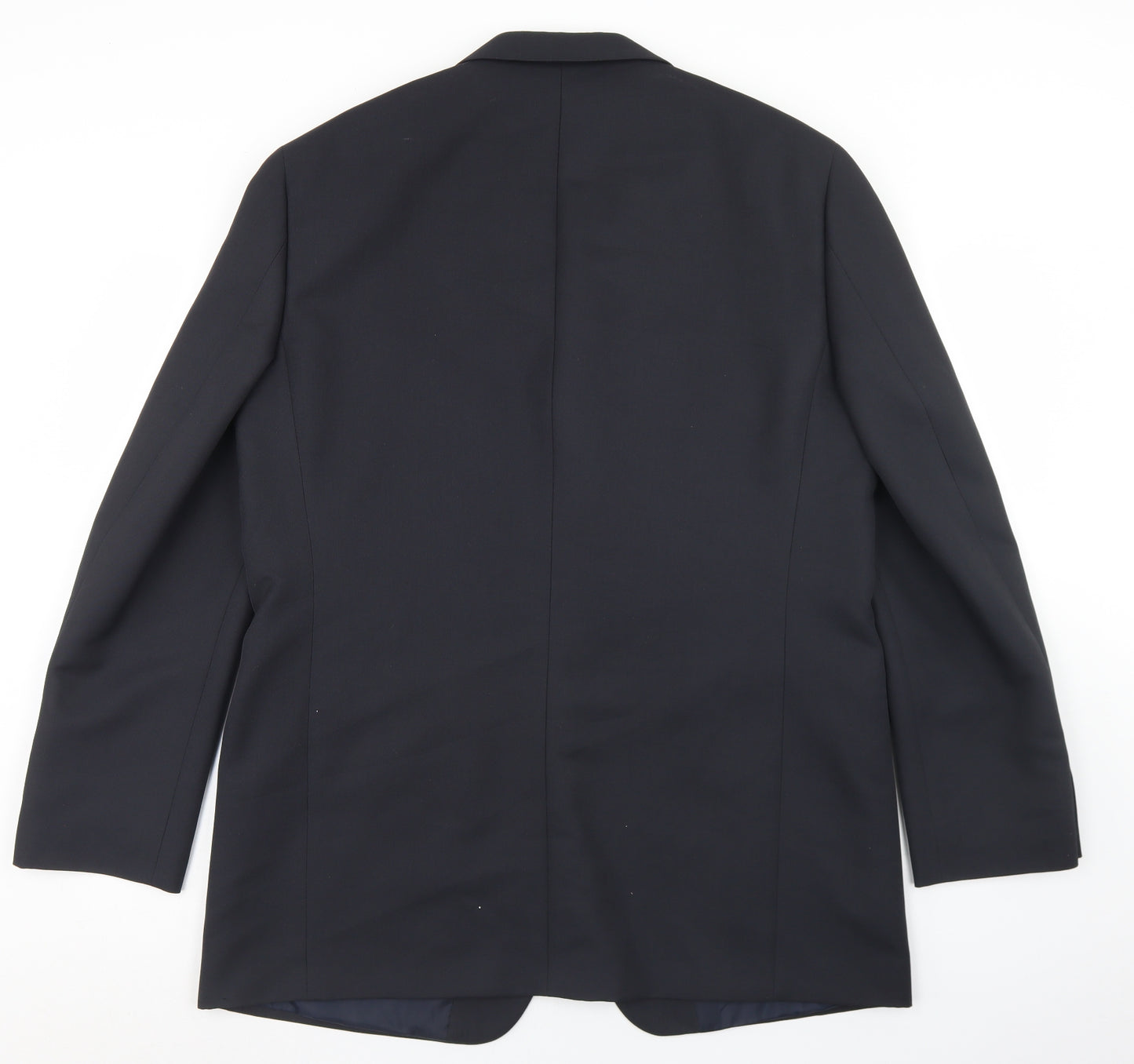 Marks and Spencer Mens Blue  Polyester Jacket Blazer Size 44