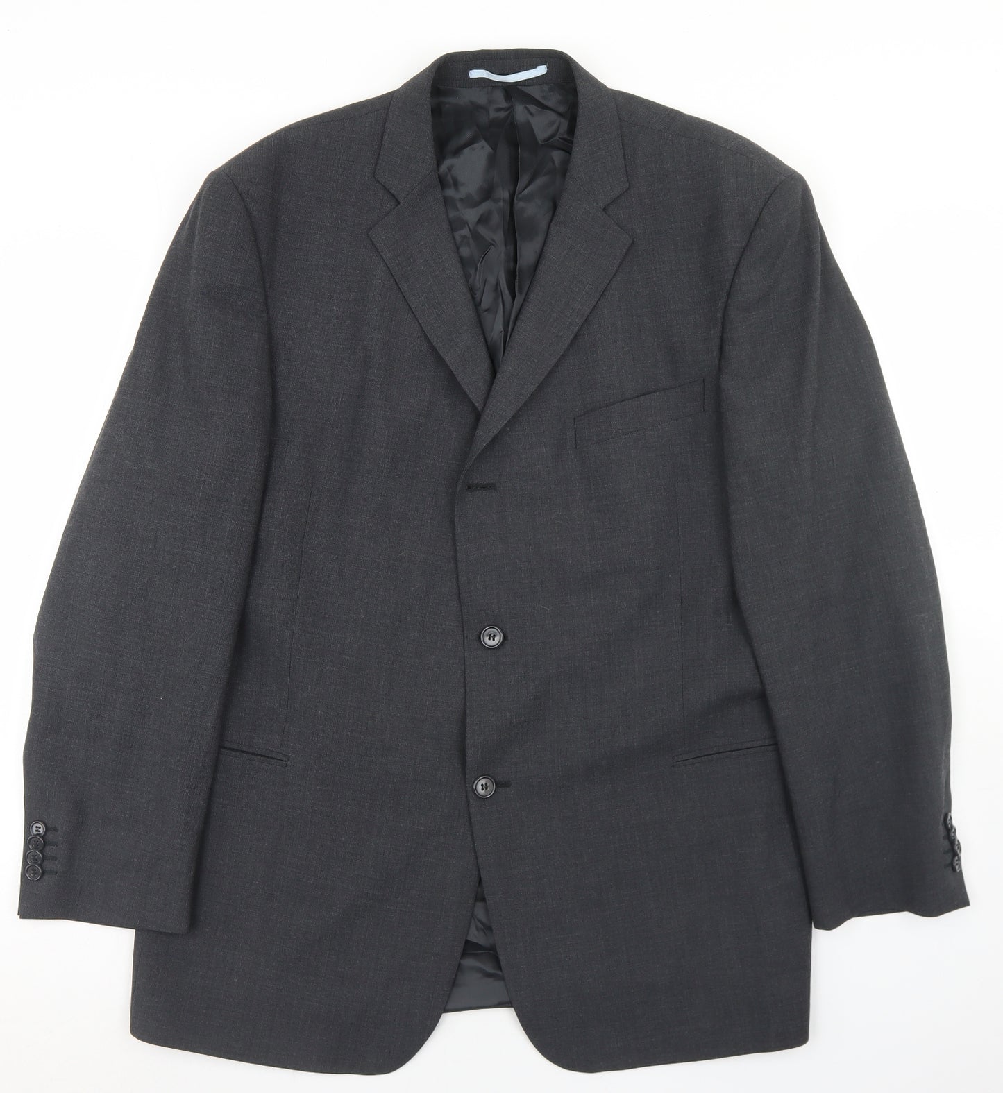 Willson Mens Grey  Wool Jacket Blazer Size 44