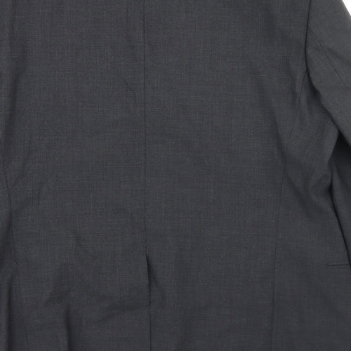 Willson Mens Grey  Wool Jacket Blazer Size 44