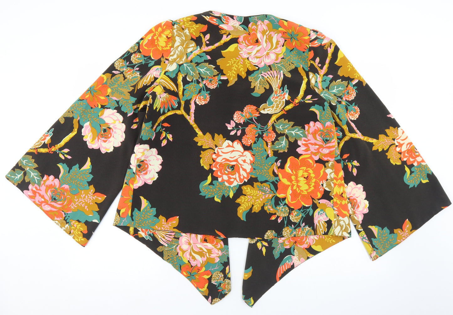 Atmosphere Womens Black Floral  Jacket  Size XS   - Flare Sleeve