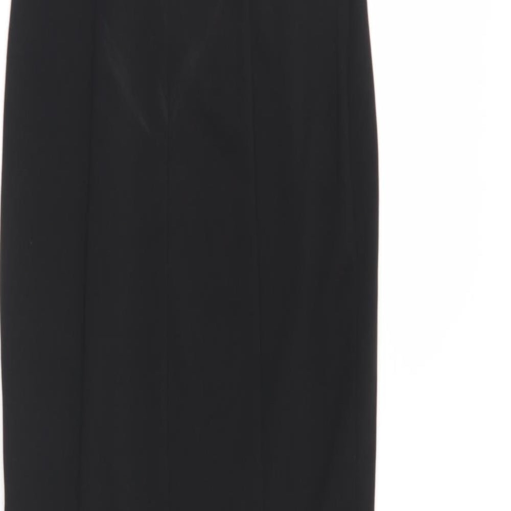 eve Womens Black  Polyester Mermaid  Size 6  Sweetheart Zip