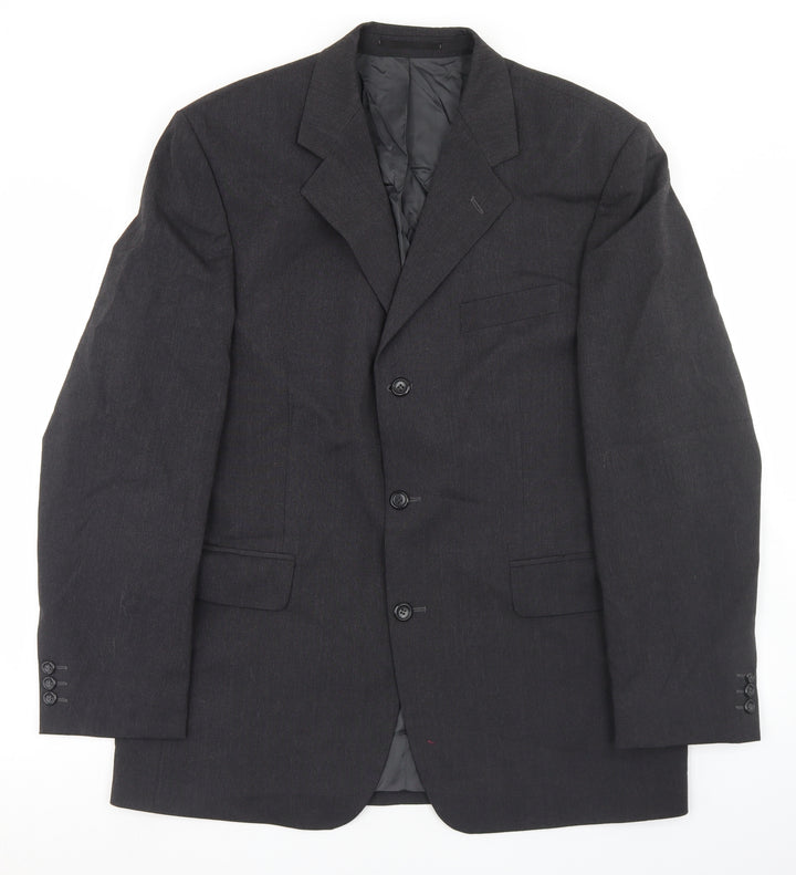 Burton Mens Grey  Polyester Jacket Blazer Size 42