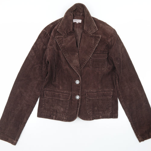 MK One Womens Brown   Jacket  Size 14  Button