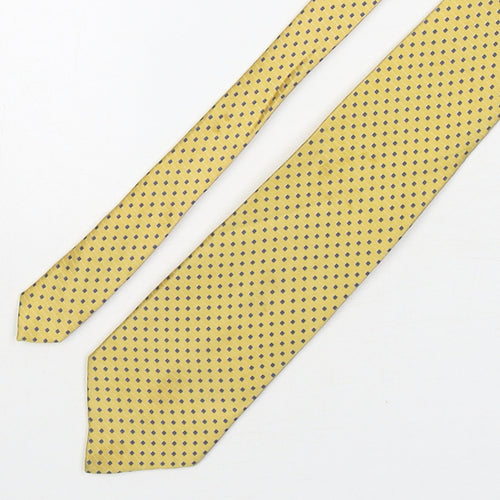 Marks and Spencer Mens Multicoloured Geometric Silk Pointed Tie One Size