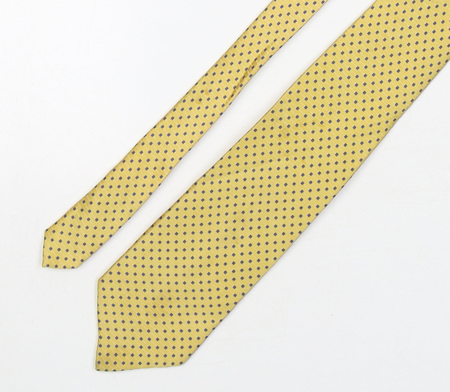 Marks and Spencer Mens Multicoloured Geometric Silk Pointed Tie One Size