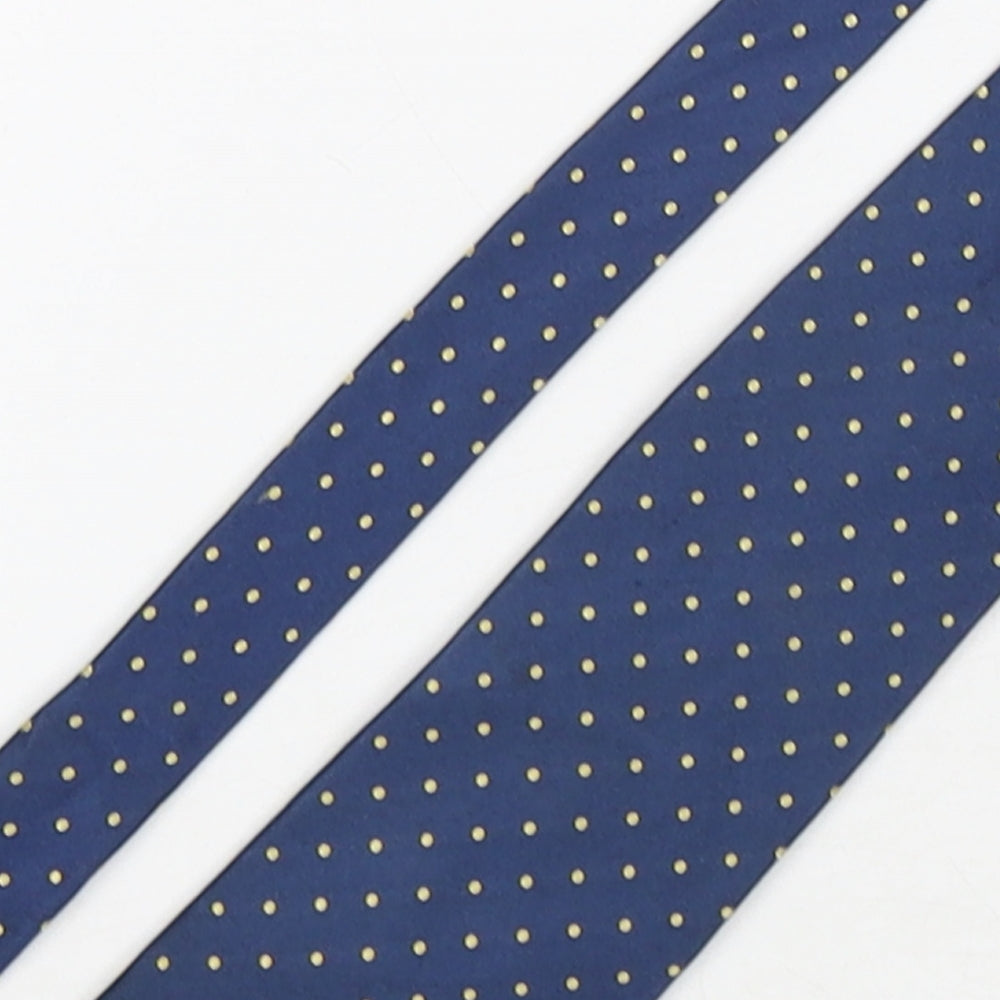 Van Heusen  Mens Multicoloured Polka Dot Silk Pointed Tie One Size