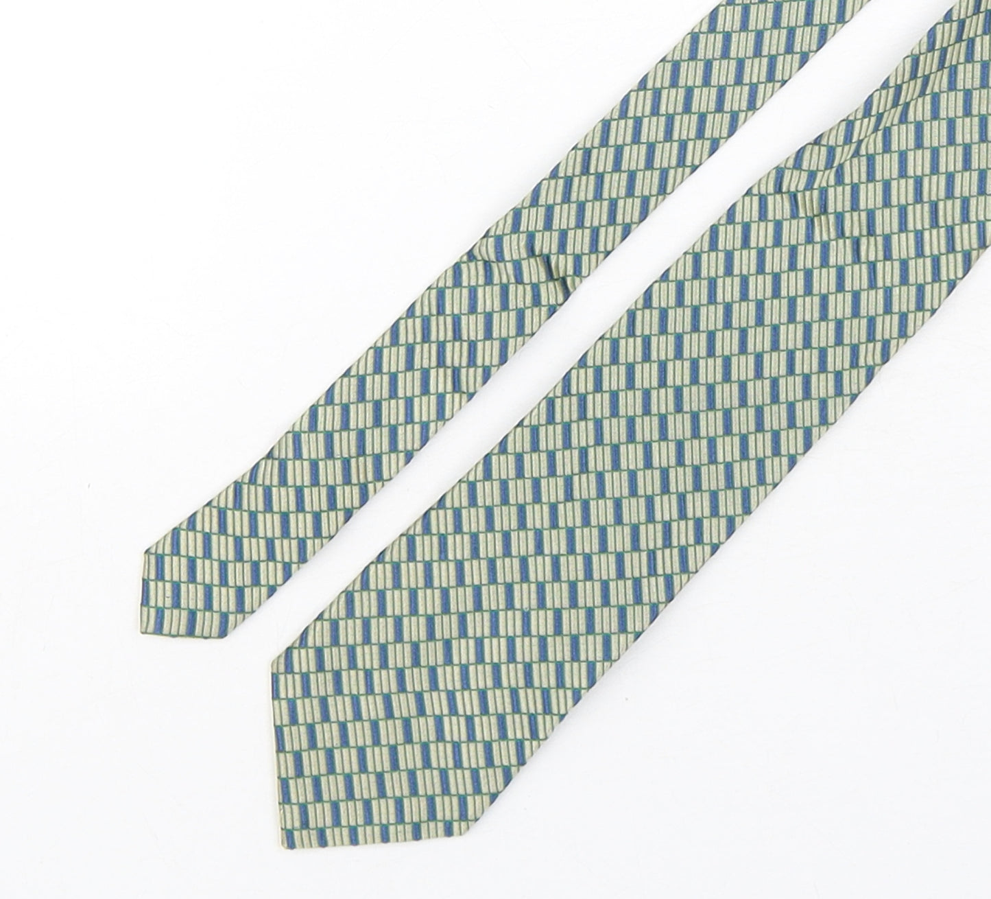 Austin Reed Mens Multicoloured Geometric Silk Pointed Tie One Size