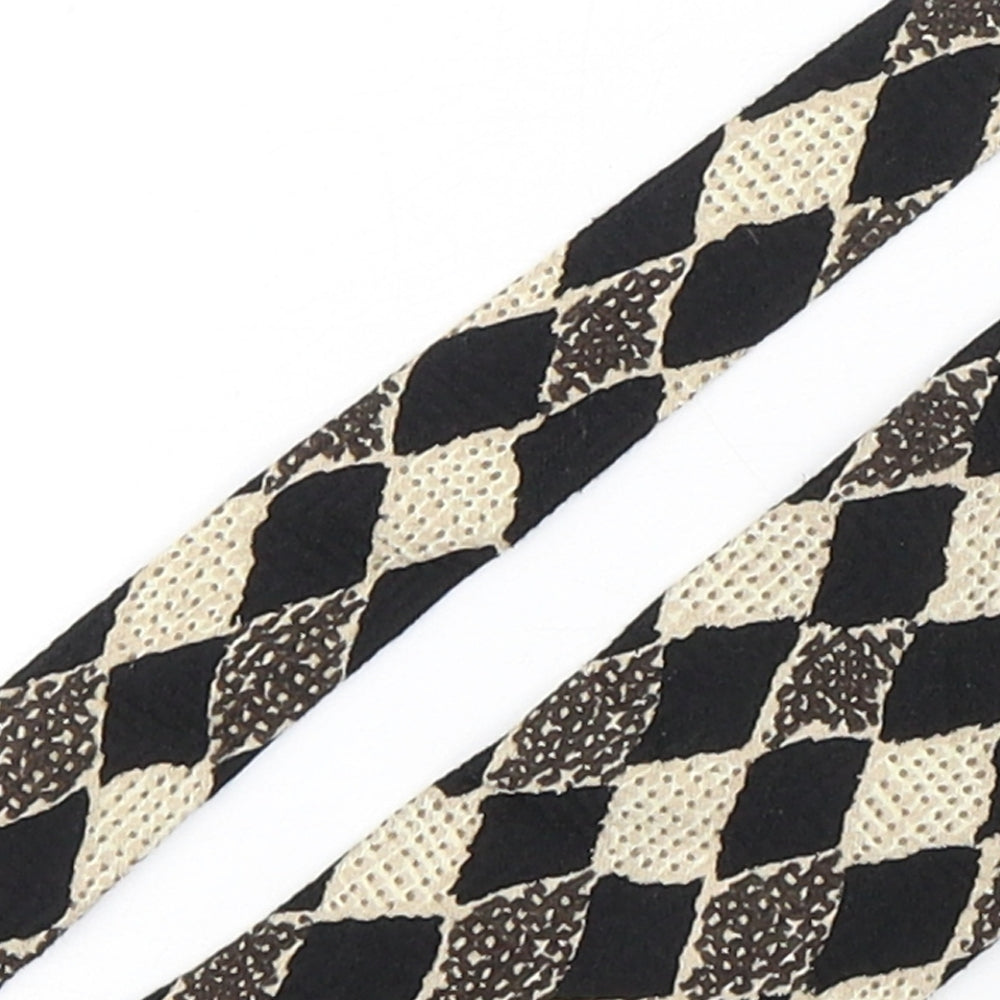 HUGO BOSS Mens Multicoloured Plaids & Checks Silk Pointed Tie One Size