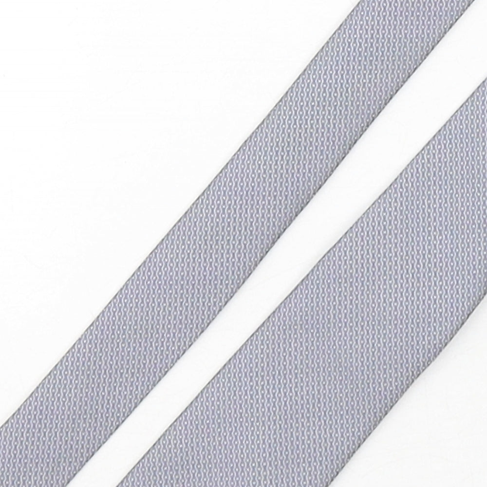Tailor & Cutter Mens Grey Geometric Polyester Pointed Tie One Size
