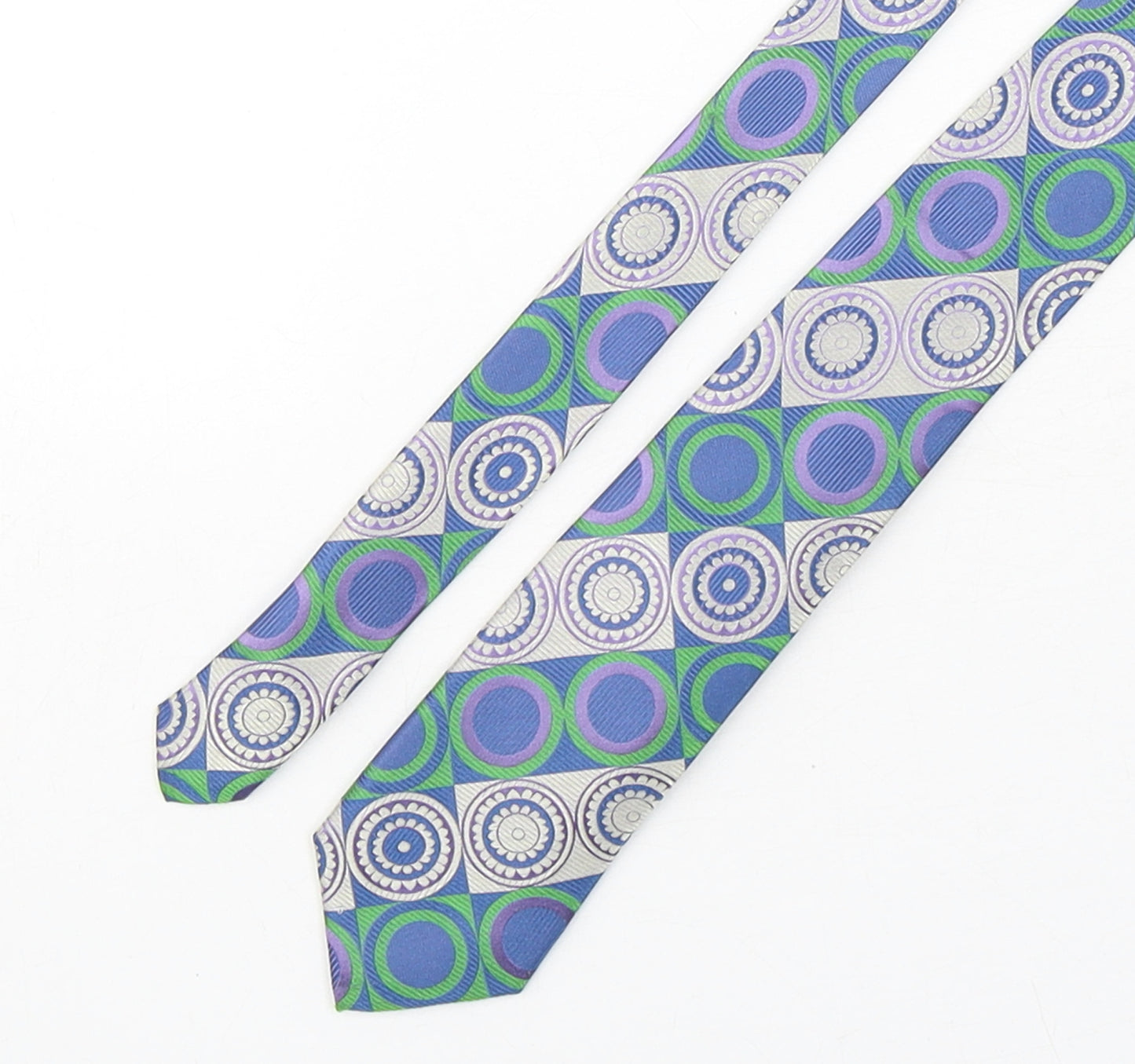 Haines & Bonner Mens Multicoloured Paisley Silk Pointed Tie One Size