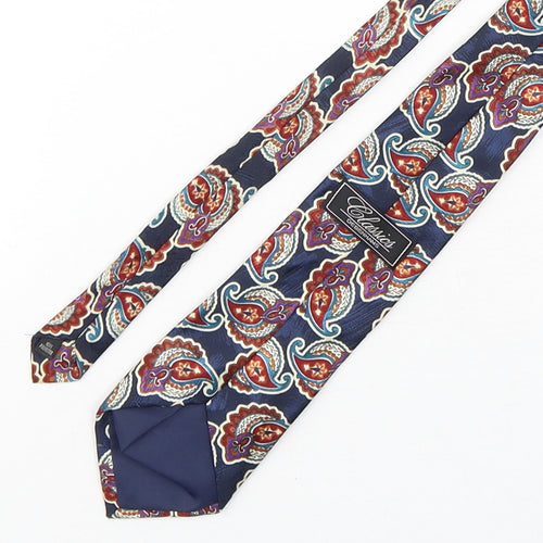 Debenhams Mens Multicoloured Paisley Polyester Pointed Tie One Size