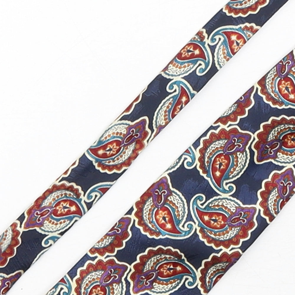 Debenhams Mens Multicoloured Paisley Polyester Pointed Tie One Size