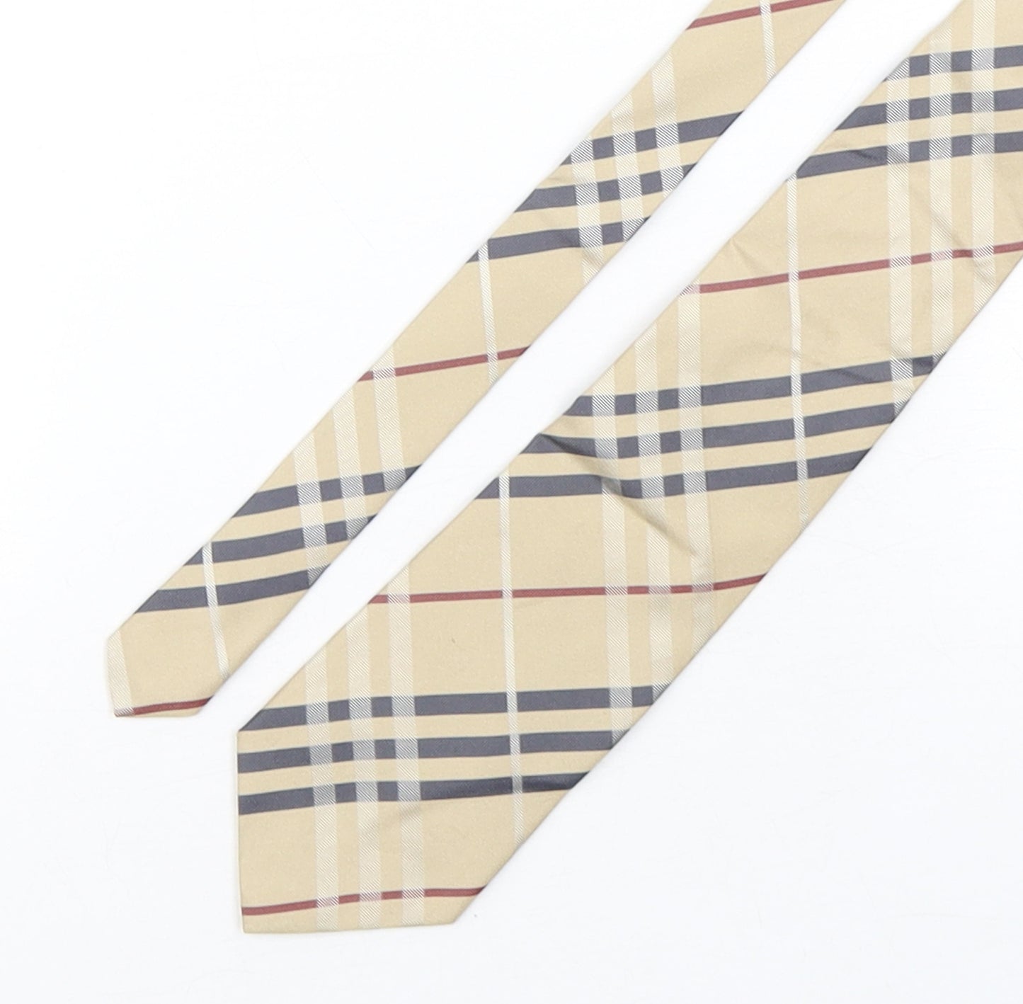 Milan Mens Multicoloured Plaids & Checks Silk Pointed Tie One Size
