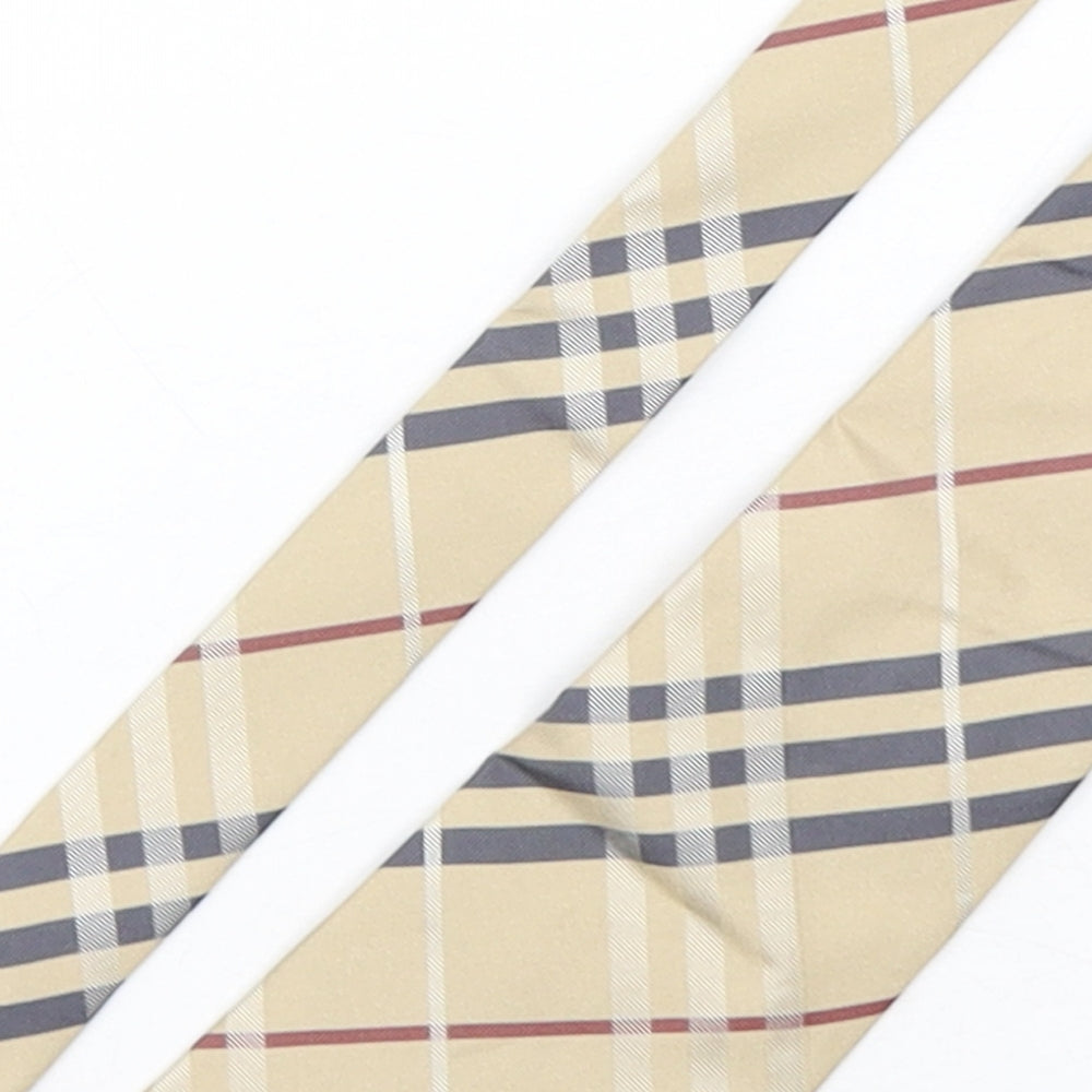 Milan Mens Multicoloured Plaids & Checks Silk Pointed Tie One Size