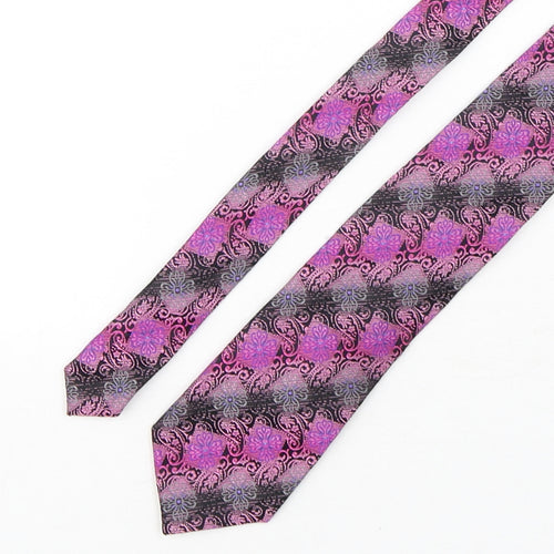 Paul Williams Mens Multicoloured Floral Silk Pointed Tie One Size