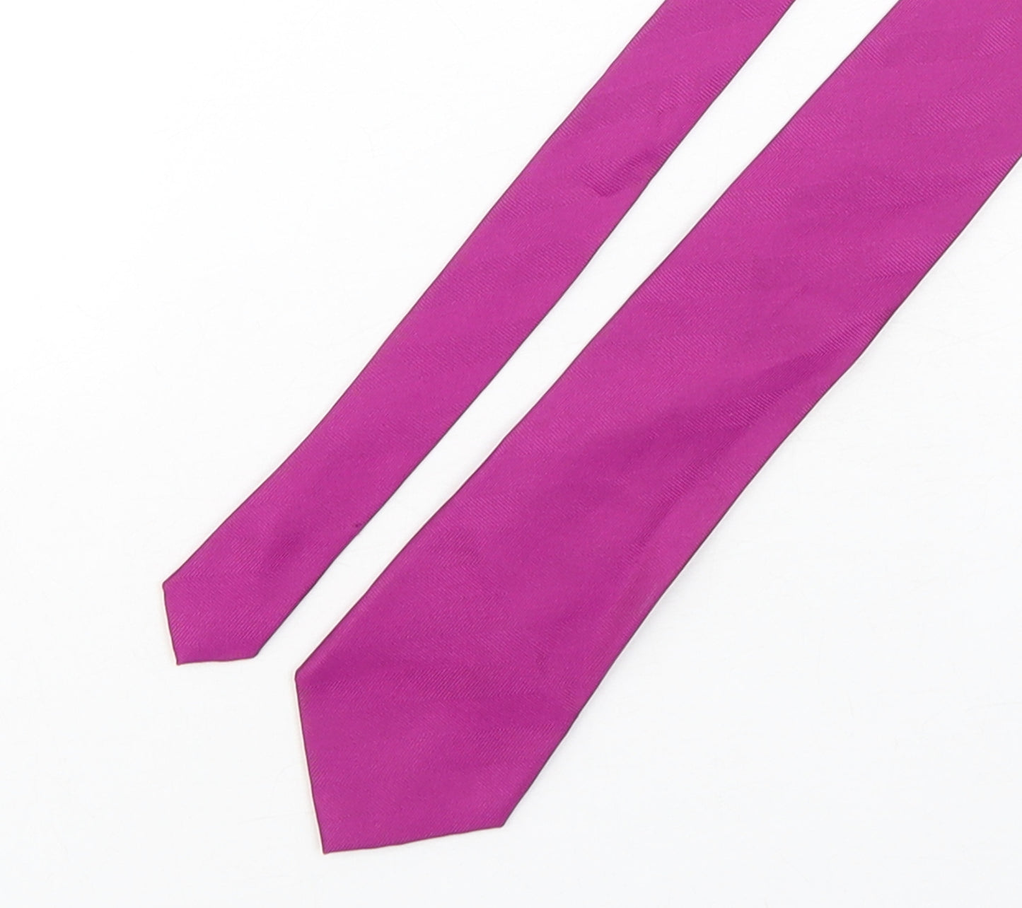 Marks and Spencer Mens Pink  Silk Pointed Tie One Size