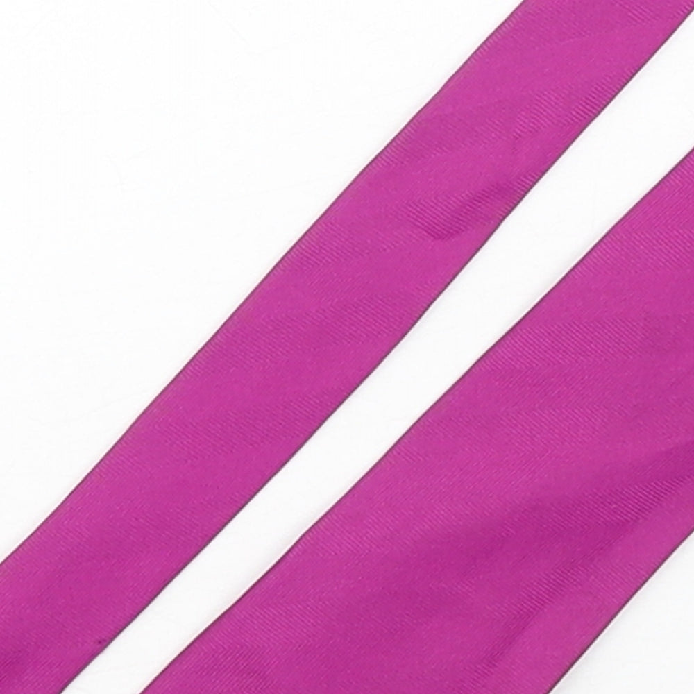 Marks and Spencer Mens Pink  Silk Pointed Tie One Size