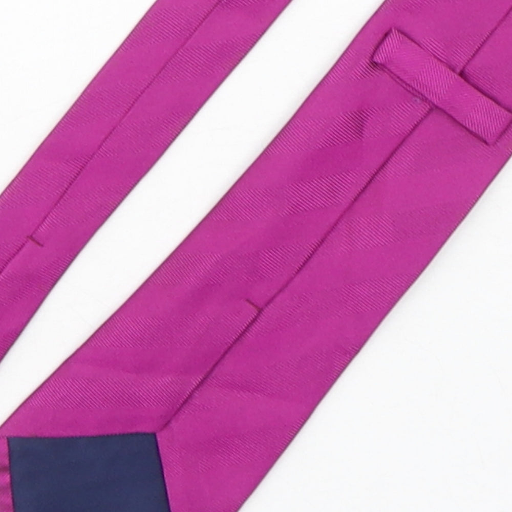 Marks and Spencer Mens Pink  Silk Pointed Tie One Size