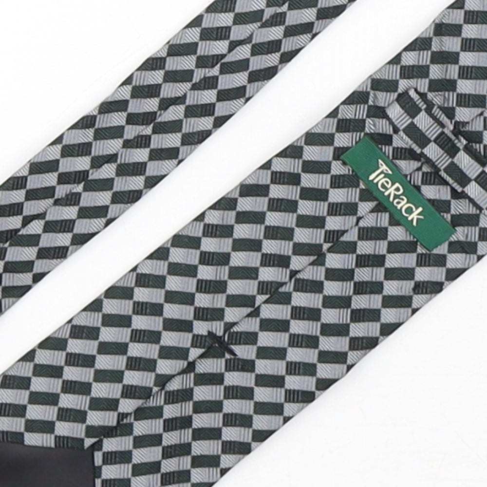 Tie Rack  Mens Multicoloured Plaids & Checks Silk Pointed Tie One Size