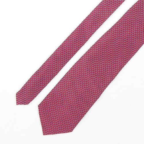 Marks and Spencer Mens Multicoloured Polka Dot Silk Pointed Tie One Size