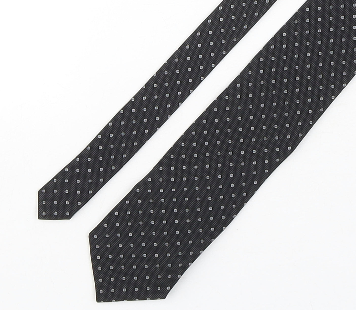 Marks and Spencer Mens Multicoloured Geometric Silk Pointed Tie One Size