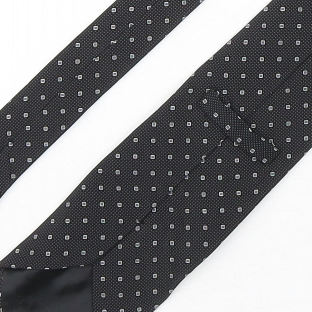 Marks and Spencer Mens Multicoloured Geometric Silk Pointed Tie One Size