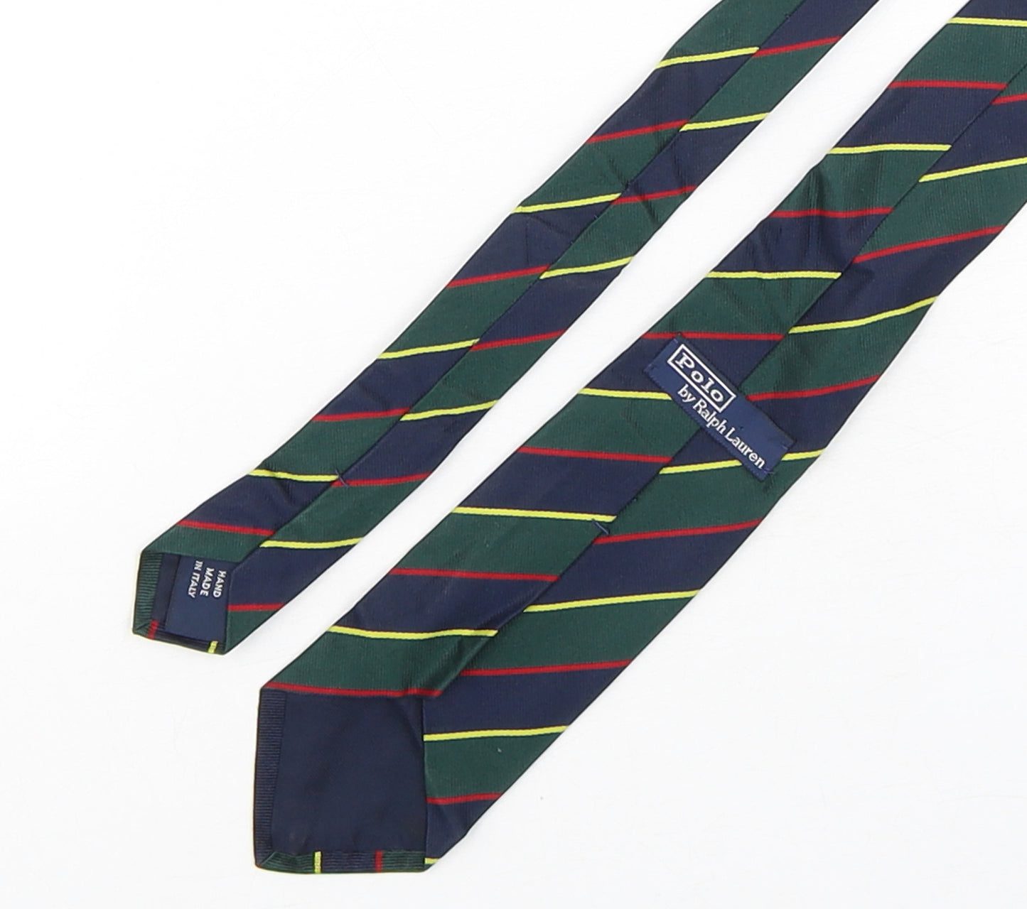 Polo Ralph Lauren Mens Multicoloured Striped Silk Pointed Tie One Size