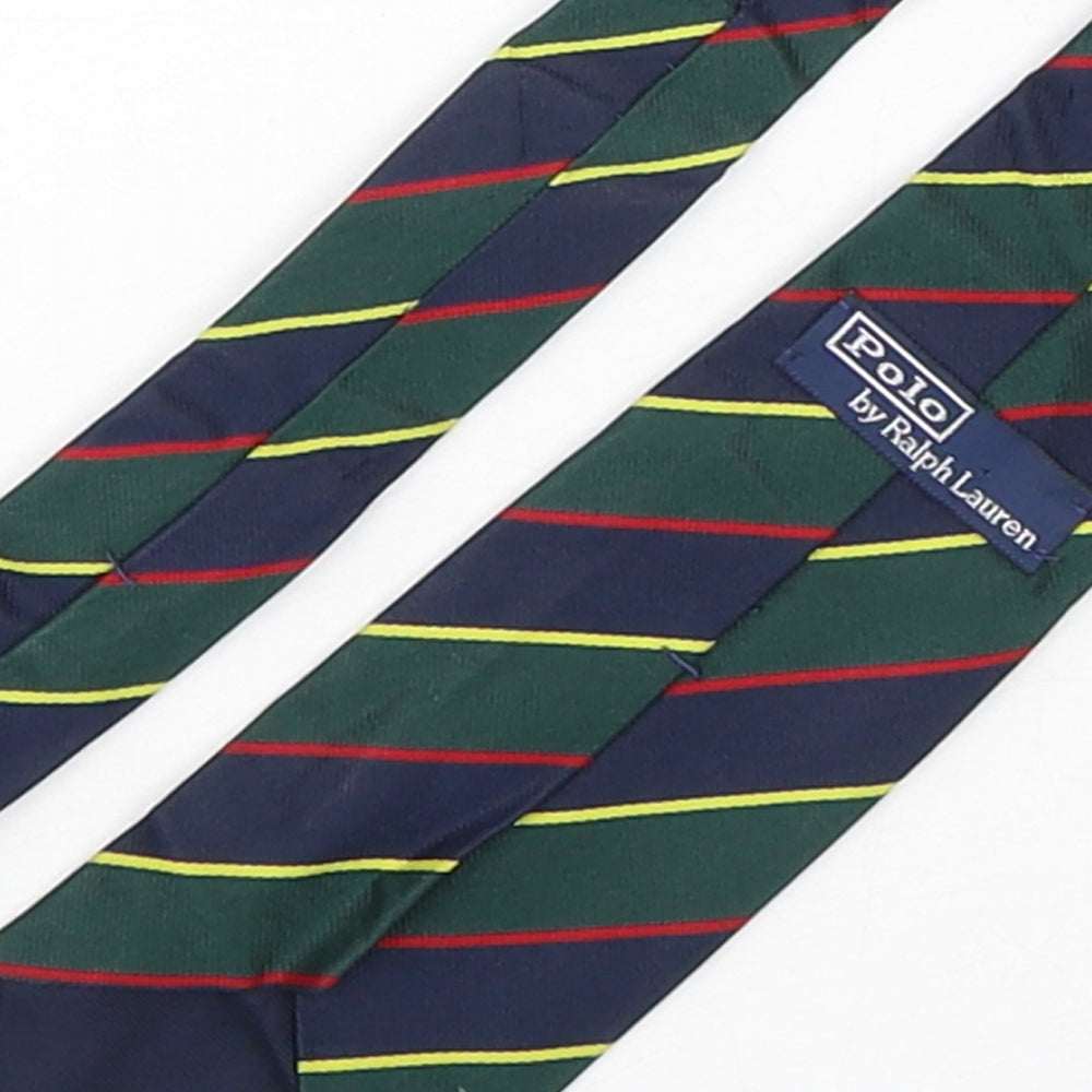 Polo Ralph Lauren Mens Multicoloured Striped Silk Pointed Tie One Size