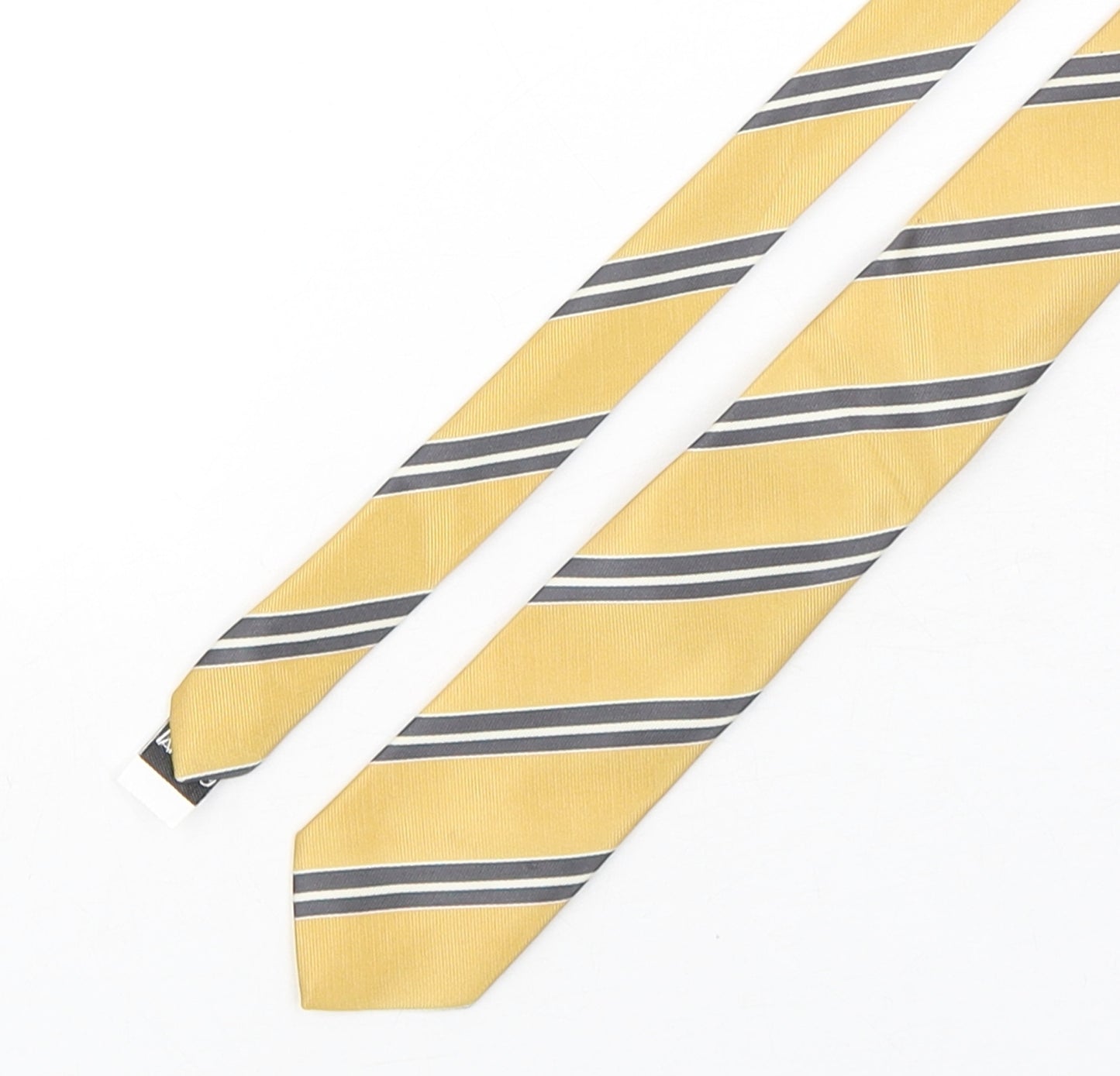 Milano Mens Multicoloured Striped Silk Pointed Tie One Size