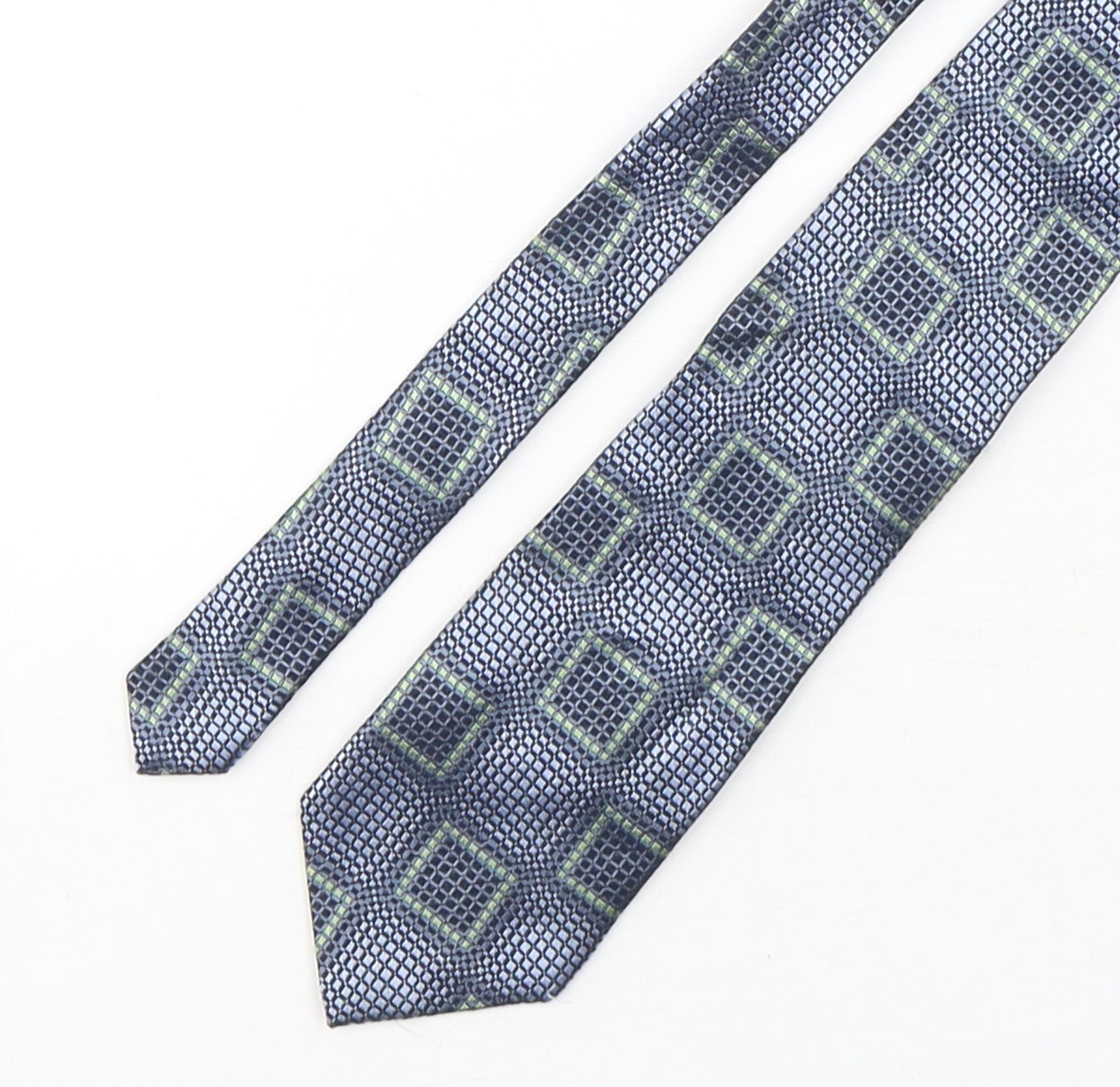 NEXT Mens Multicoloured Geometric Silk Pointed Tie One Size