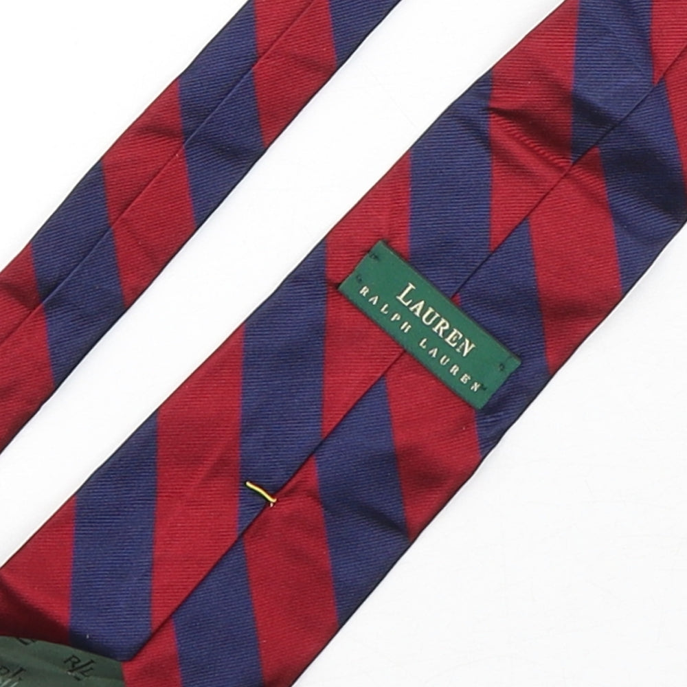 Ralph Lauren  Mens Multicoloured Striped Silk Pointed Tie One Size