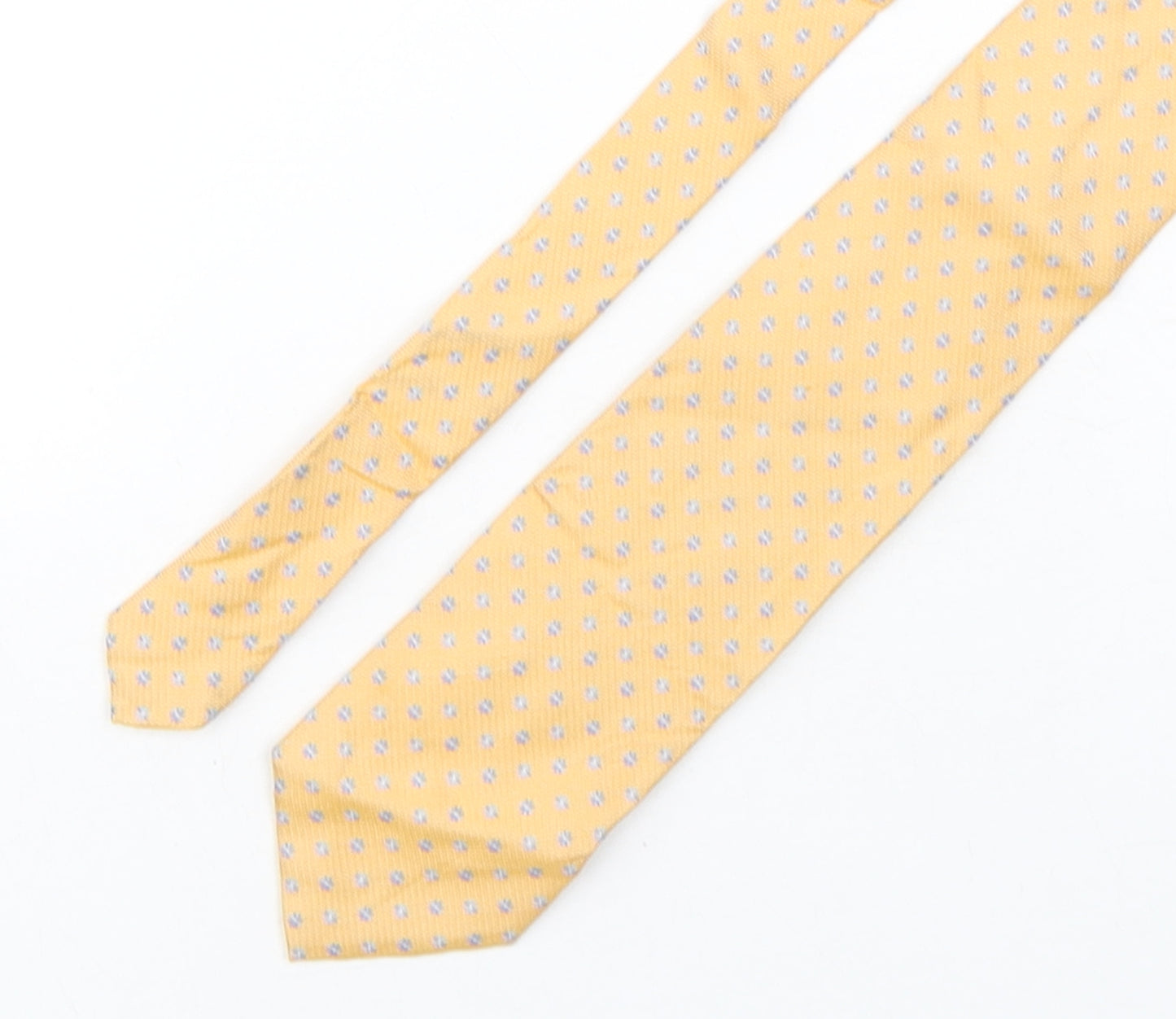 Frangi  Mens Multicoloured Geometric Silk Pointed Tie One Size