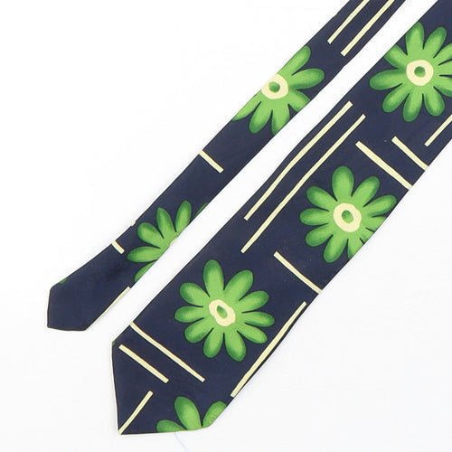 Marks and Spencer Mens Multicoloured Floral Polyester Pointed Tie One Size