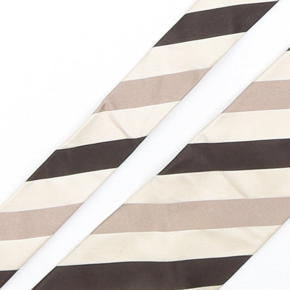 NEXT Mens Multicoloured Striped Silk Pointed Tie One Size