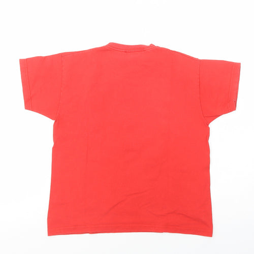 Urban Outlaws Womens Red  Cotton Basic T-Shirt Size S Crew Neck - Fortnite