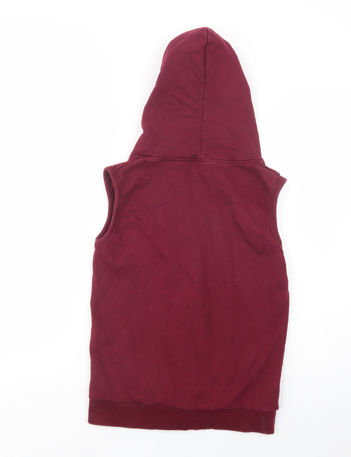 Awdis Womens Purple  Cotton Full Zip Hoodie Size S  Zip