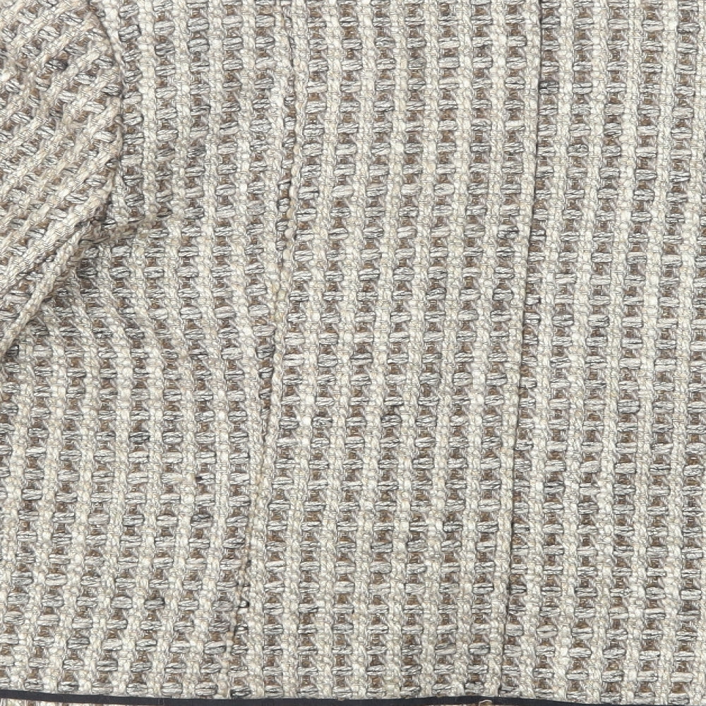 TUZZI Womens Beige   Jacket Blazer Size 14