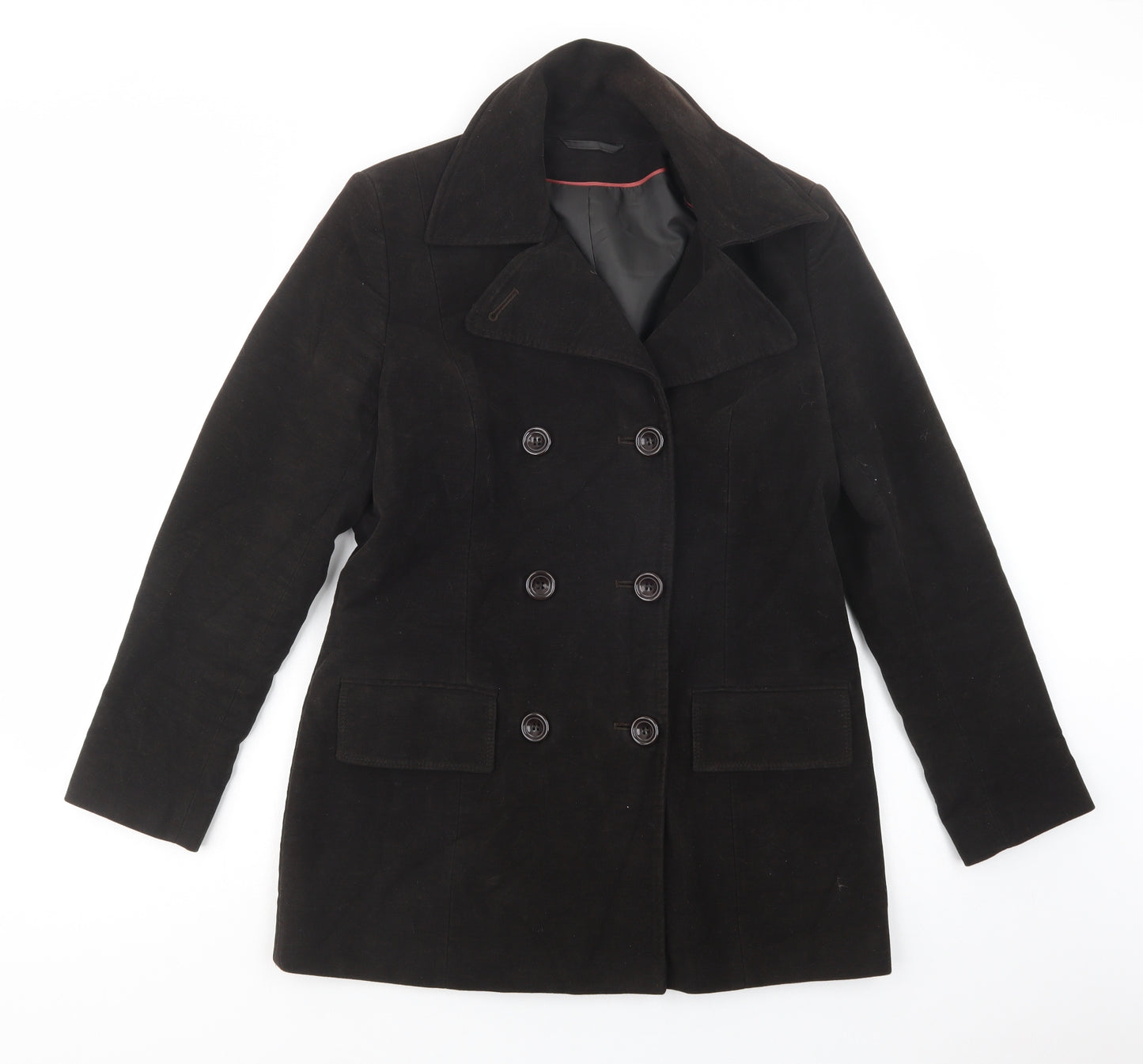 NEXT Womens Black   Jacket  Size 14  Button