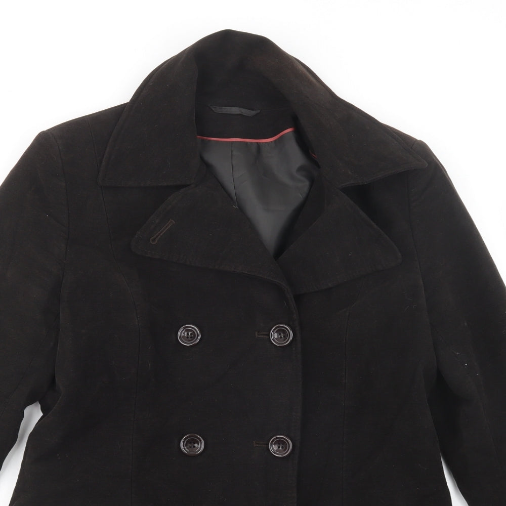 NEXT Womens Black   Jacket  Size 14  Button