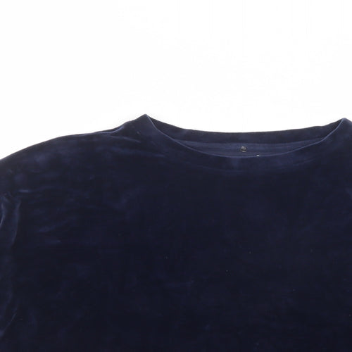 George Womens Blue  Polyester Pullover Sweatshirt Size 12  Pullover