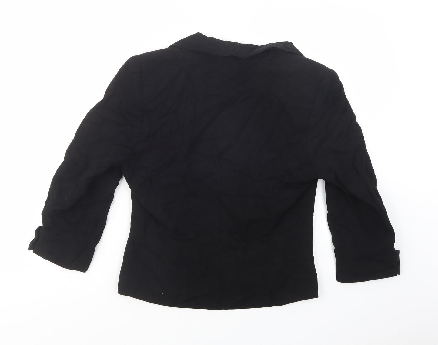 Kaliko Womens Black   Jacket Blazer Size 12  Button