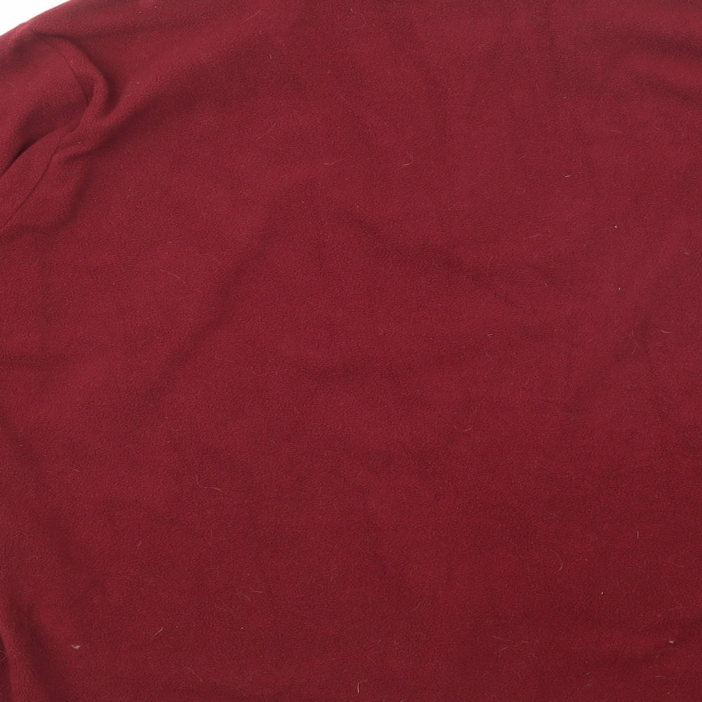 Mountain Warehouse Mens Purple  Polyester Pullover Sweatshirt Size L