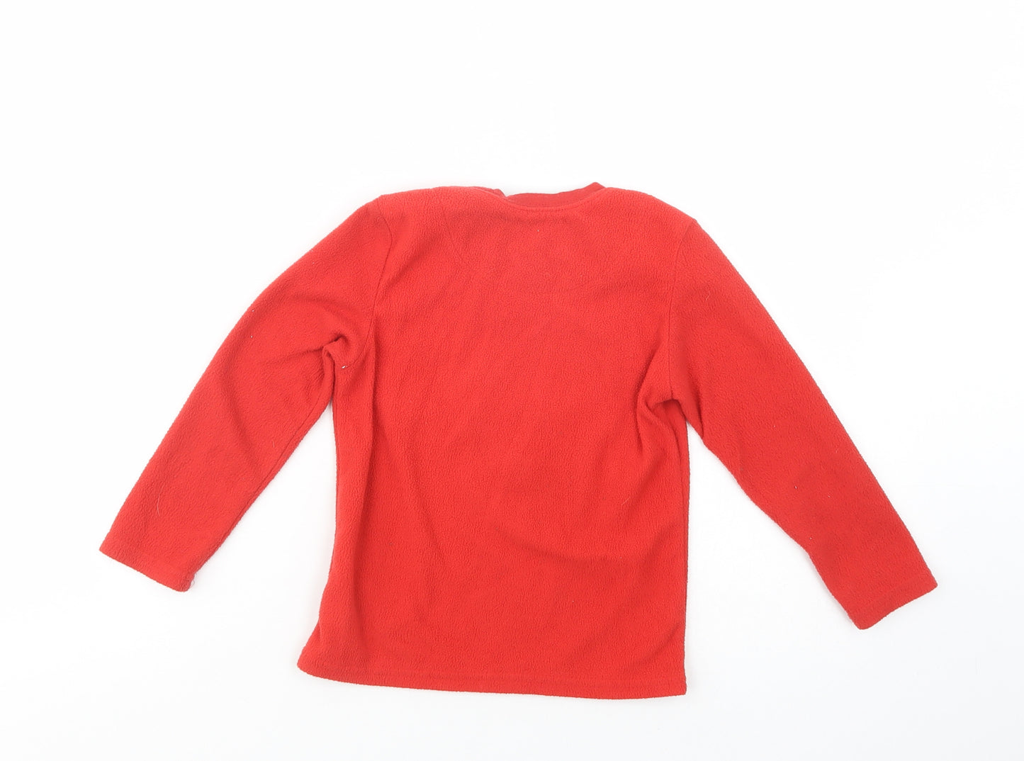 Primark Boys Red  Polyester Pullover Sweatshirt Size 4-5 Years  Pullover - Ninja Dino
