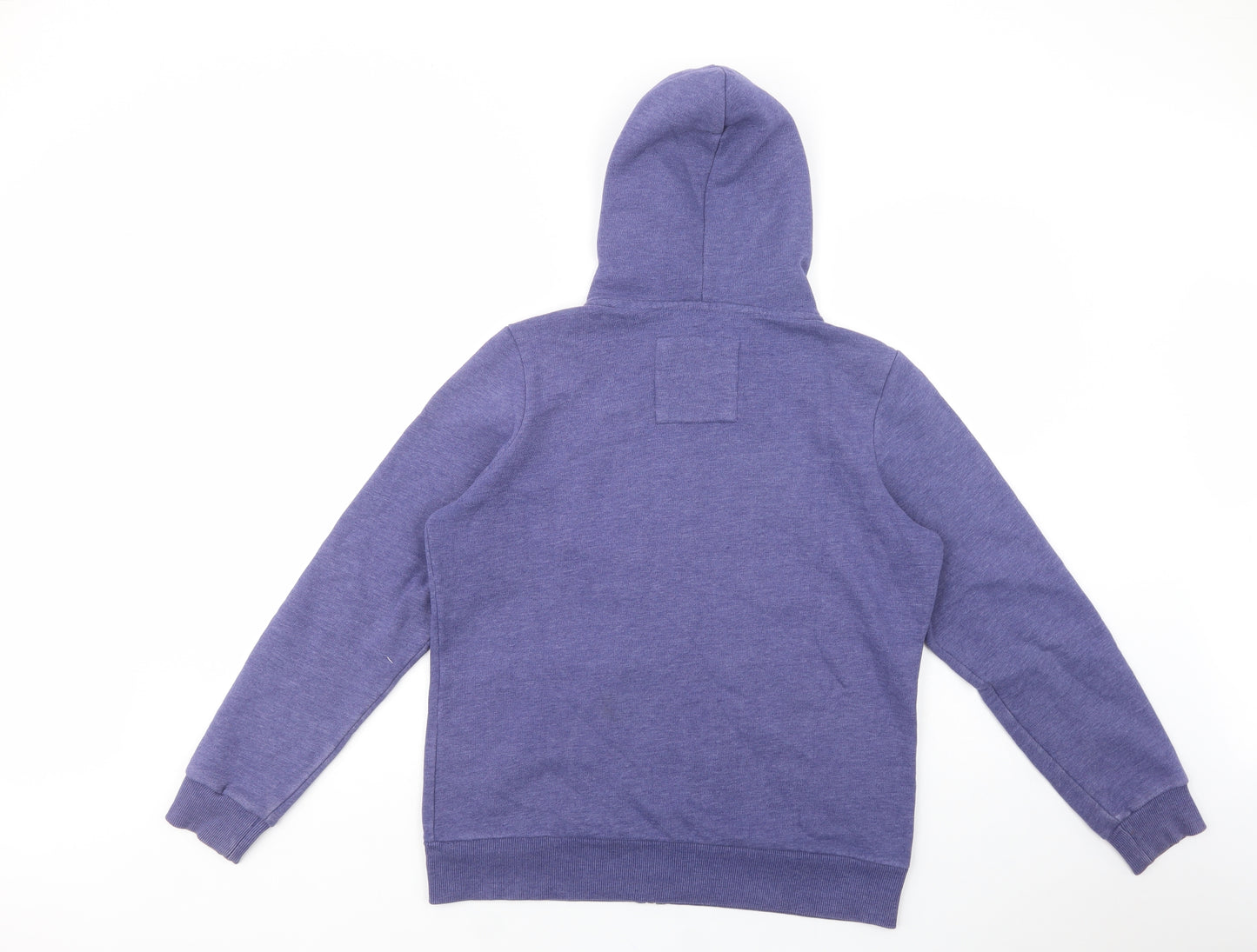 Weird Fish Womens Purple  Cotton Full Zip Hoodie Size 12  Zip