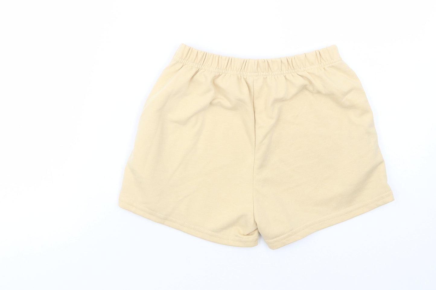 SheIn Girls Beige  Polyester Sweat Shorts Size 11-12 Years  Regular