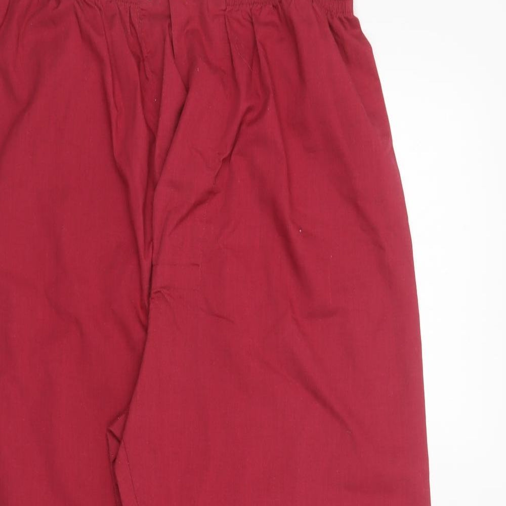 BACK TO BASIX Mens Red  Cotton  Pyjama Pants Size M